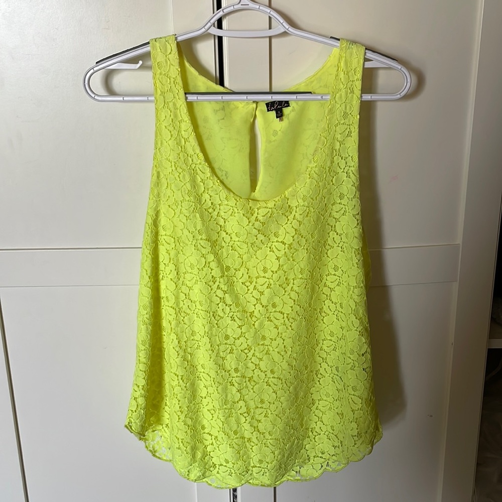 Talula Lace tank top